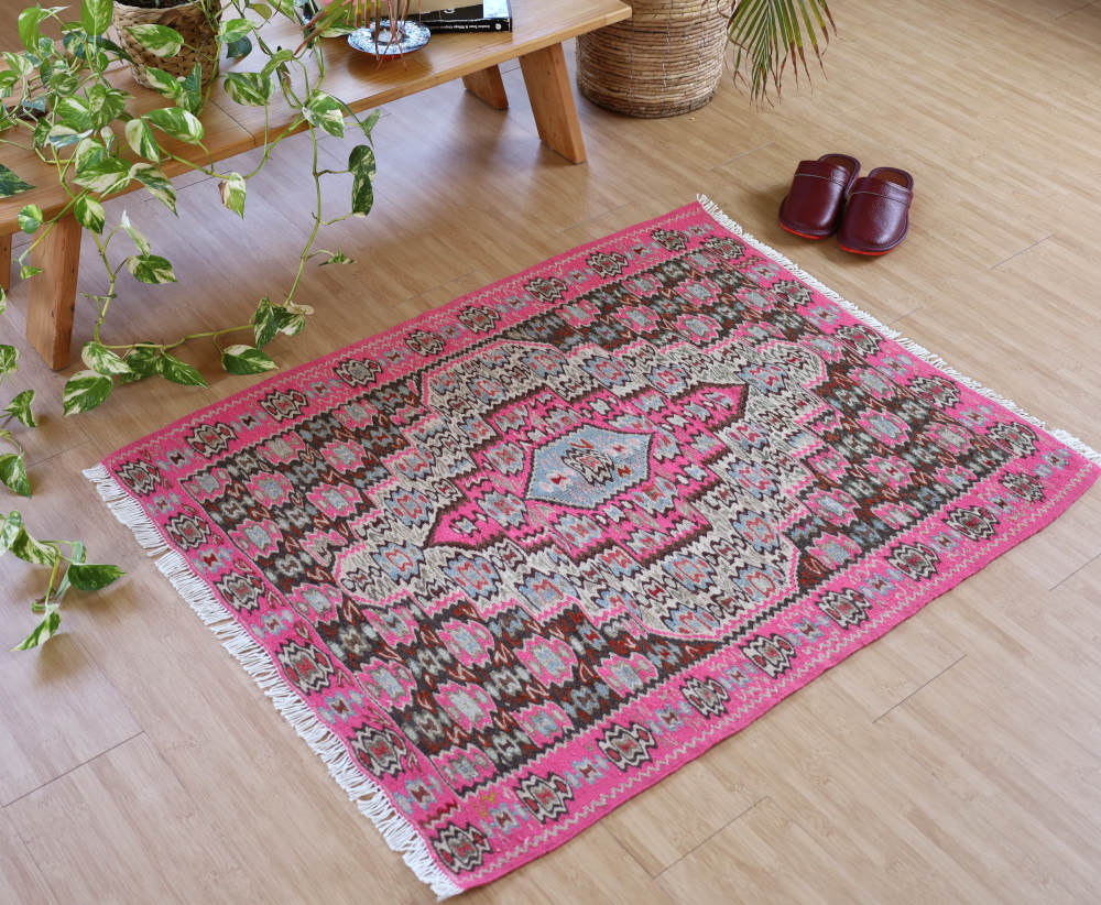 キリム玄関マット　セネ産　98×79cm