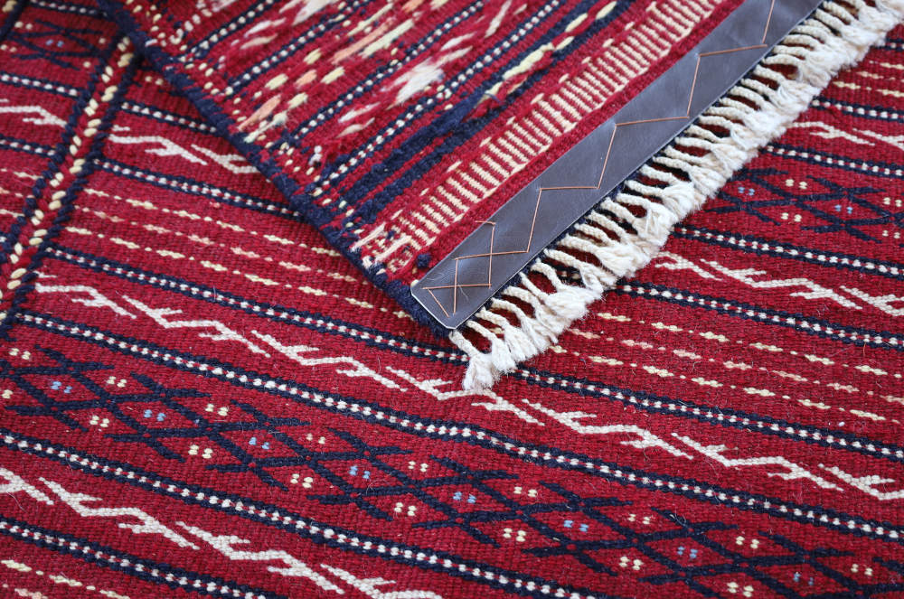 キリム玄関マット　イラン・カラート産　126×81cm 部分画像3