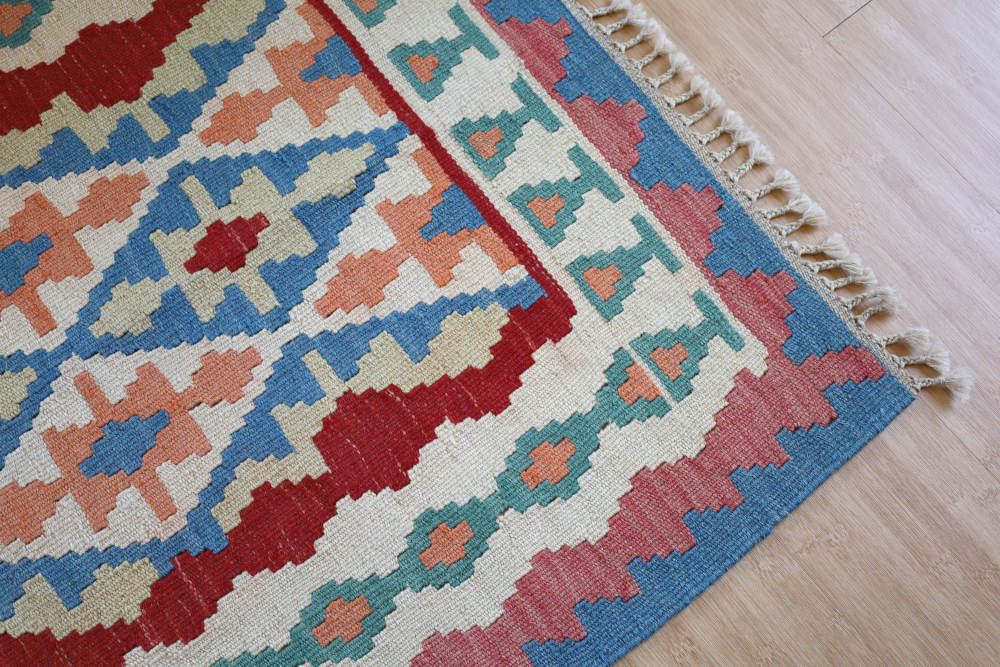 キリム玄関マット　イラン・シーラーズ産　118×80cm 部分画像2