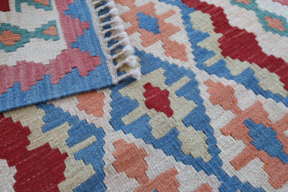 キリム玄関マット　イラン・シーラーズ産　118×80cm 部分画像3