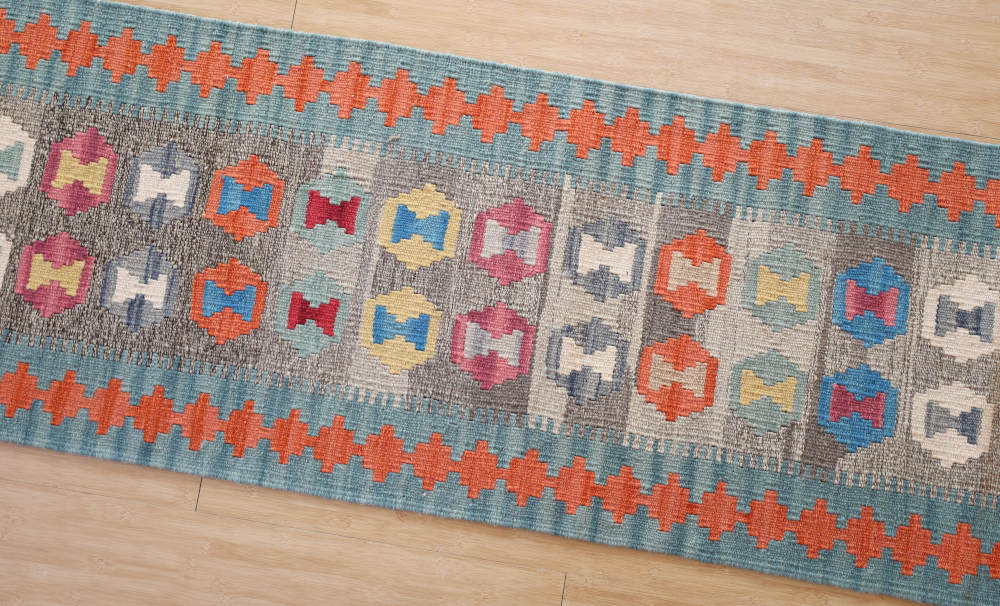 キリム　シーラーズ産　191×57cm　