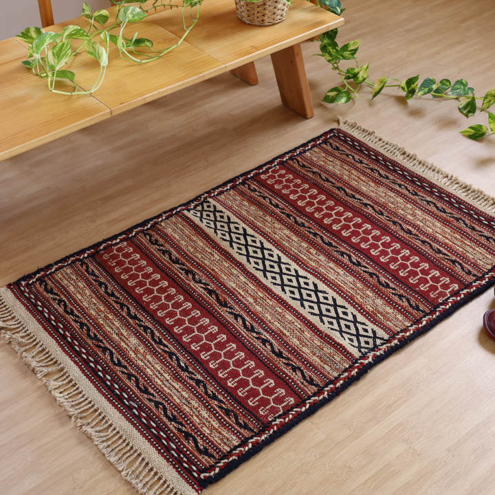イラン、カラート産キリム玄関マット 101×60cm