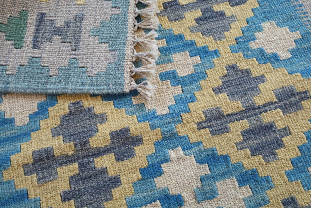 キリム玄関マット　イラン・シーラーズ産　121×84cm 部分画像3