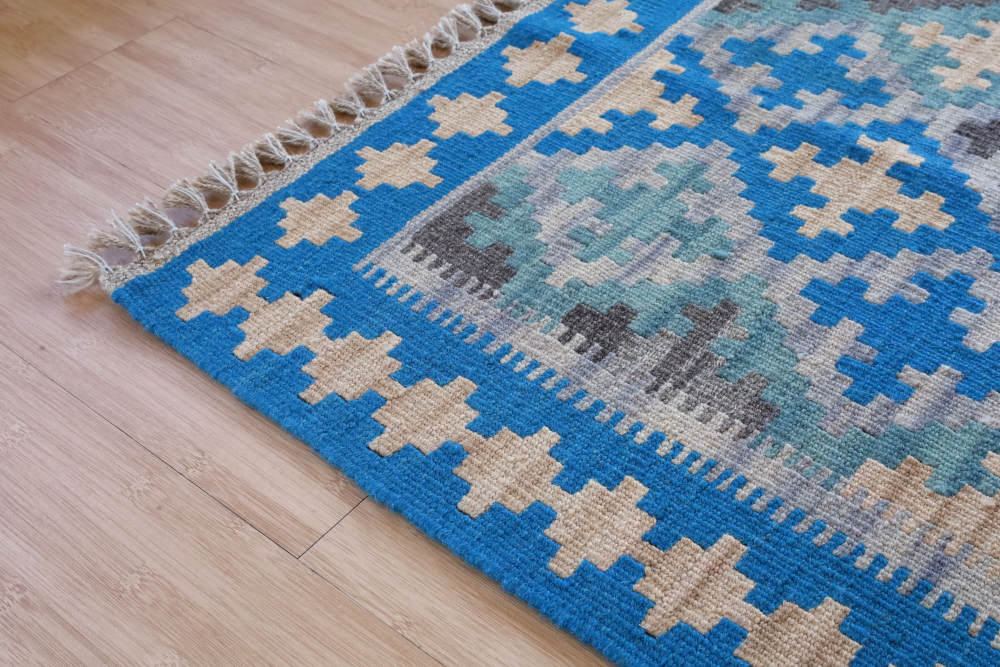 キリム玄関マット　イラン・シーラーズ産　124×84cm 部分画像2