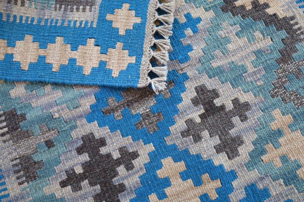 キリム玄関マット　イラン・シーラーズ産　124×84cm 部分画像3