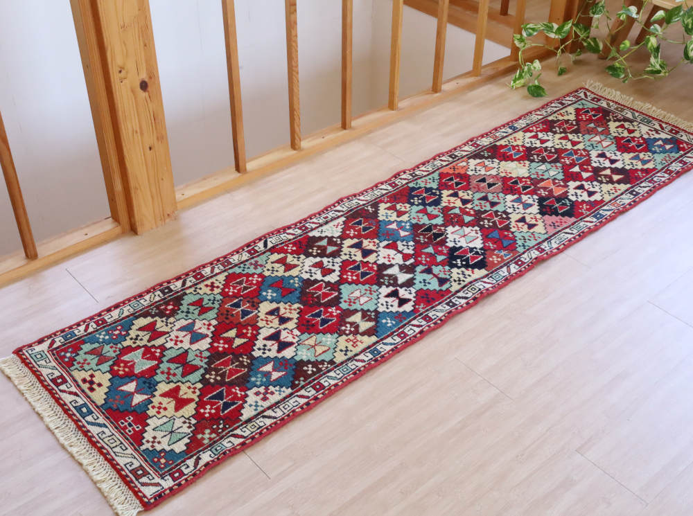 スマックキリム　イラン・ダシュテモガン産　約186×49cm