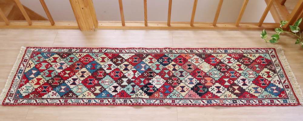 スマックキリム　イラン・ダシュテモガン産　約186×49cm