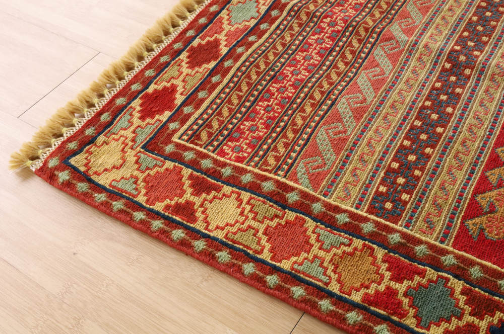 キリム玄関マット　イラン・ダシュテモガン産　95×80cm 部分画像2