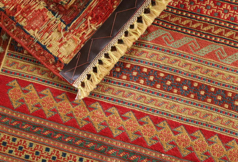 キリム玄関マット　イラン・ダシュテモガン産　95×80cm 部分画像3