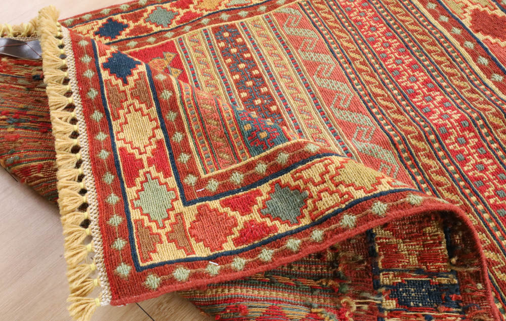 キリム玄関マット　イラン・ダシュテモガン産　95×80cm 部分画像5