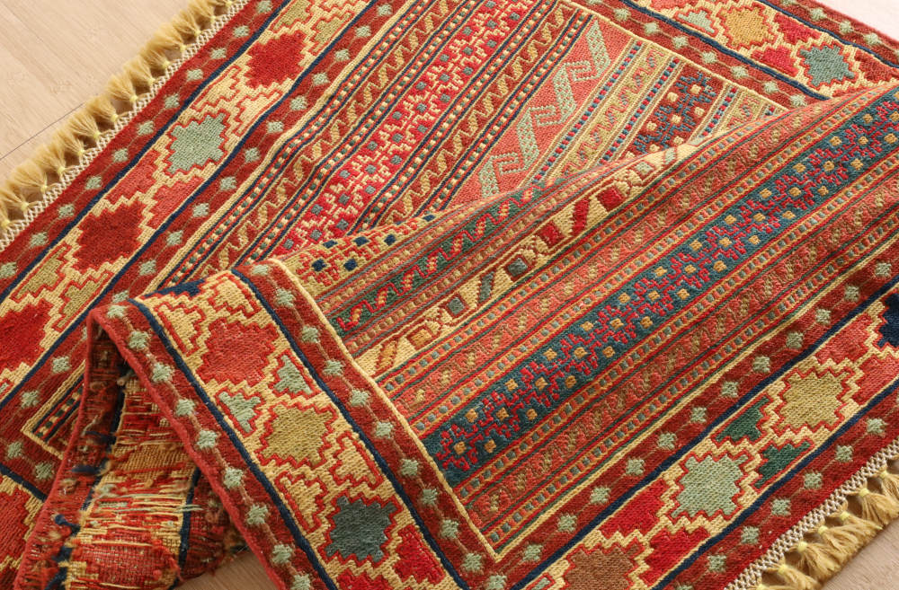 キリム玄関マット　イラン・ダシュテモガン産　95×80cm 部分画像6