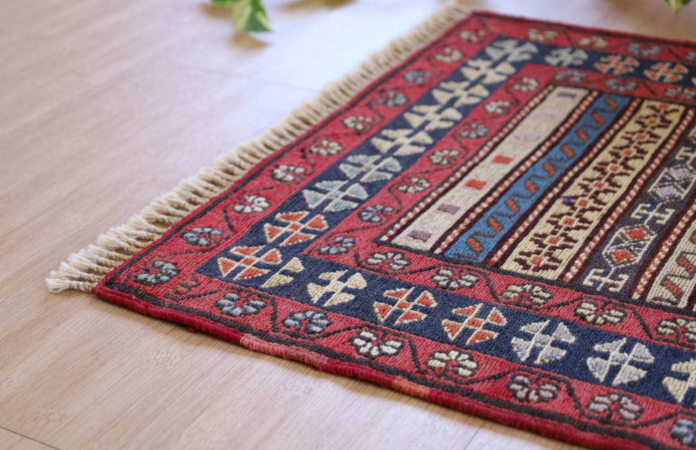 キリム玄関マット　イラン・ダシュテモガン産　107×56cm 部分画像2