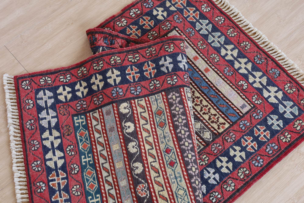 キリム玄関マット　イラン・ダシュテモガン産　107×56cm 部分画像6