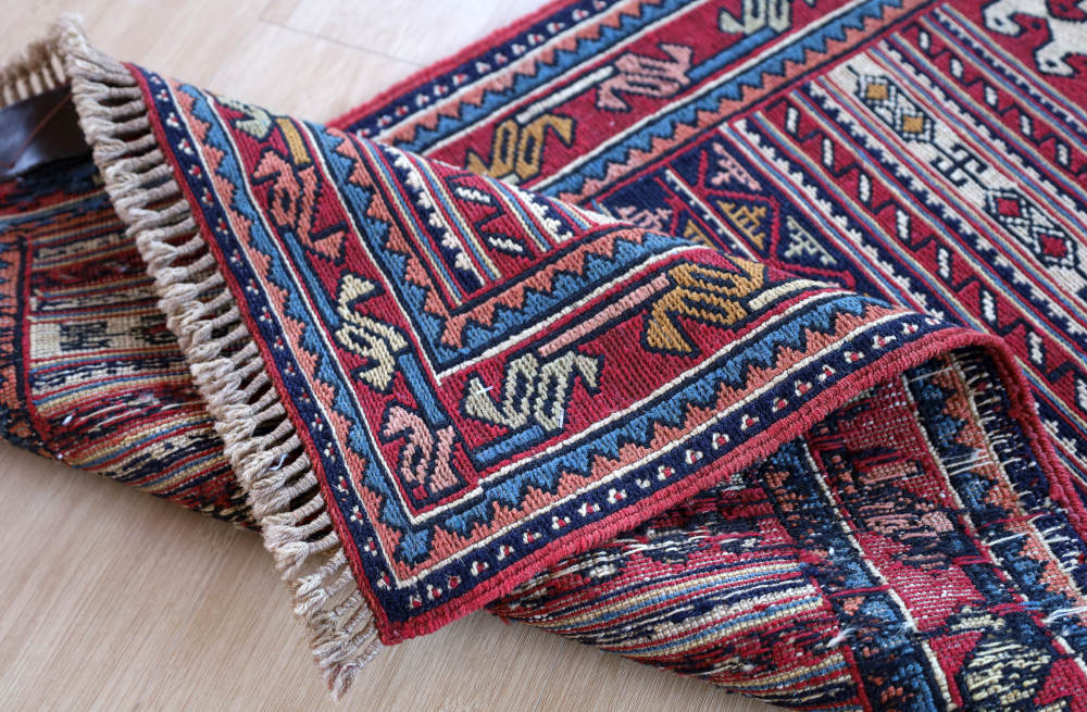 キリム玄関マット　イラン・ダシュテモガン産　102×54cm 部分画像5