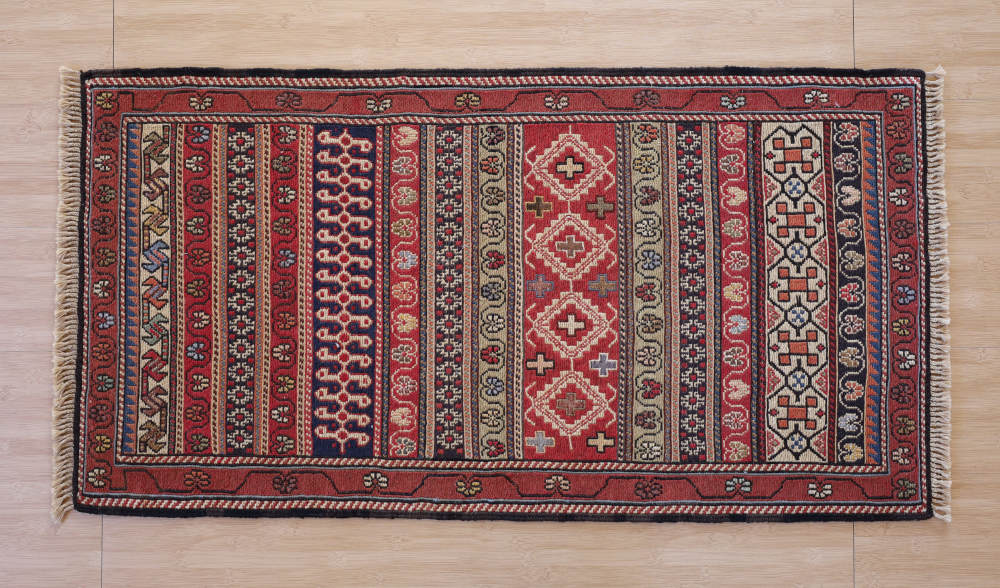 キリム玄関マット　イラン・ダシュテモガン産　104×55cm 部分画像1