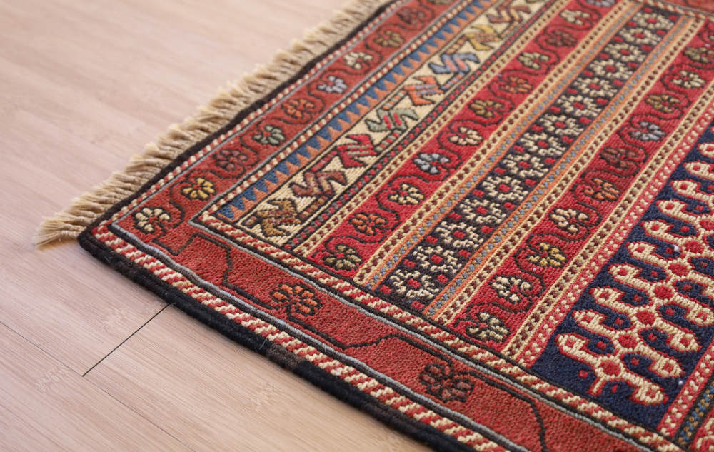 キリム玄関マット　イラン・ダシュテモガン産　104×55cm 部分画像2