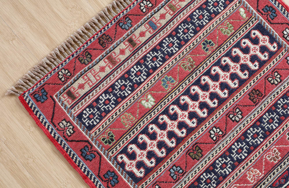 キリム玄関マット　イラン・ダシュテモガン産　98×53cm 部分画像2