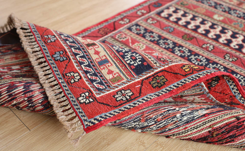 キリム玄関マット　イラン・ダシュテモガン産　98×53cm 部分画像5