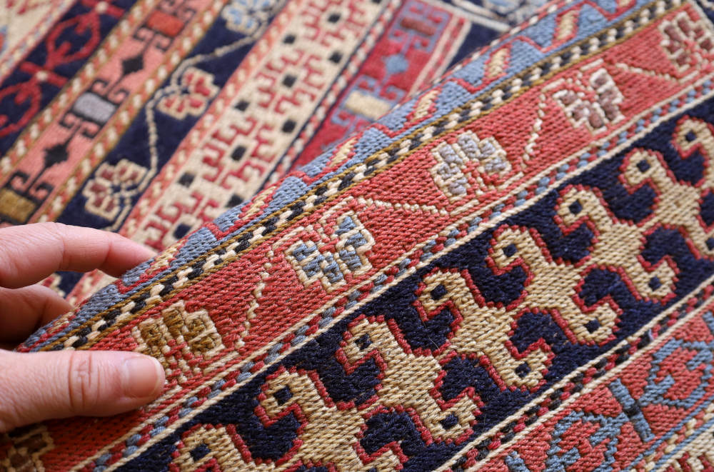 キリム玄関マット　イラン・ダシュテモガン産　101×53cm 部分画像4