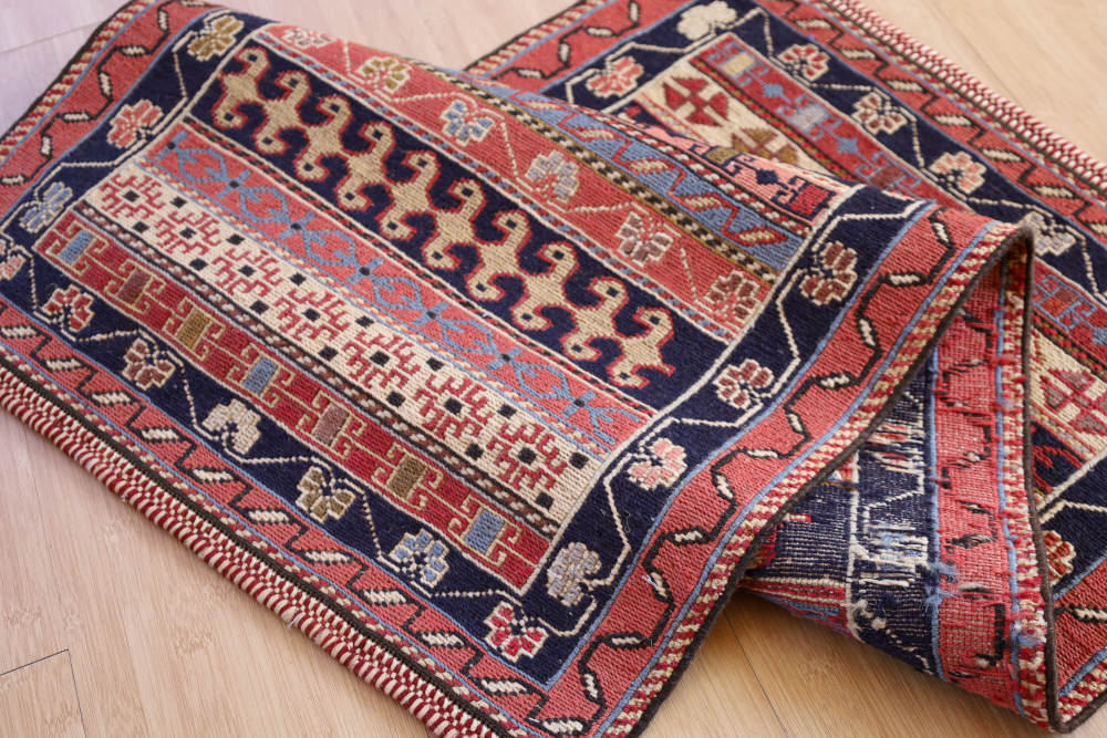 キリム玄関マット　イラン・ダシュテモガン産　101×53cm 部分画像6