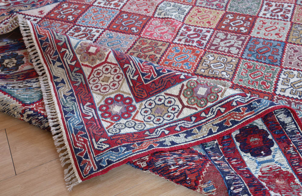 イラン産スマックキリム リビング・ダイニング用ラグ