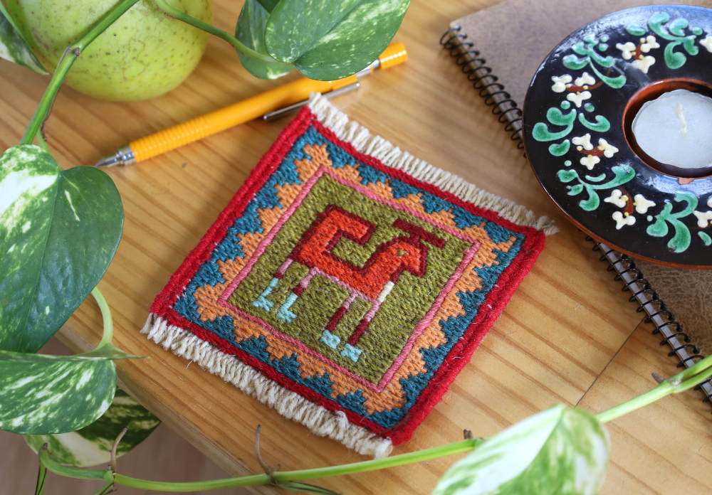  ミニキリム　ダシュテモガン産　km0002