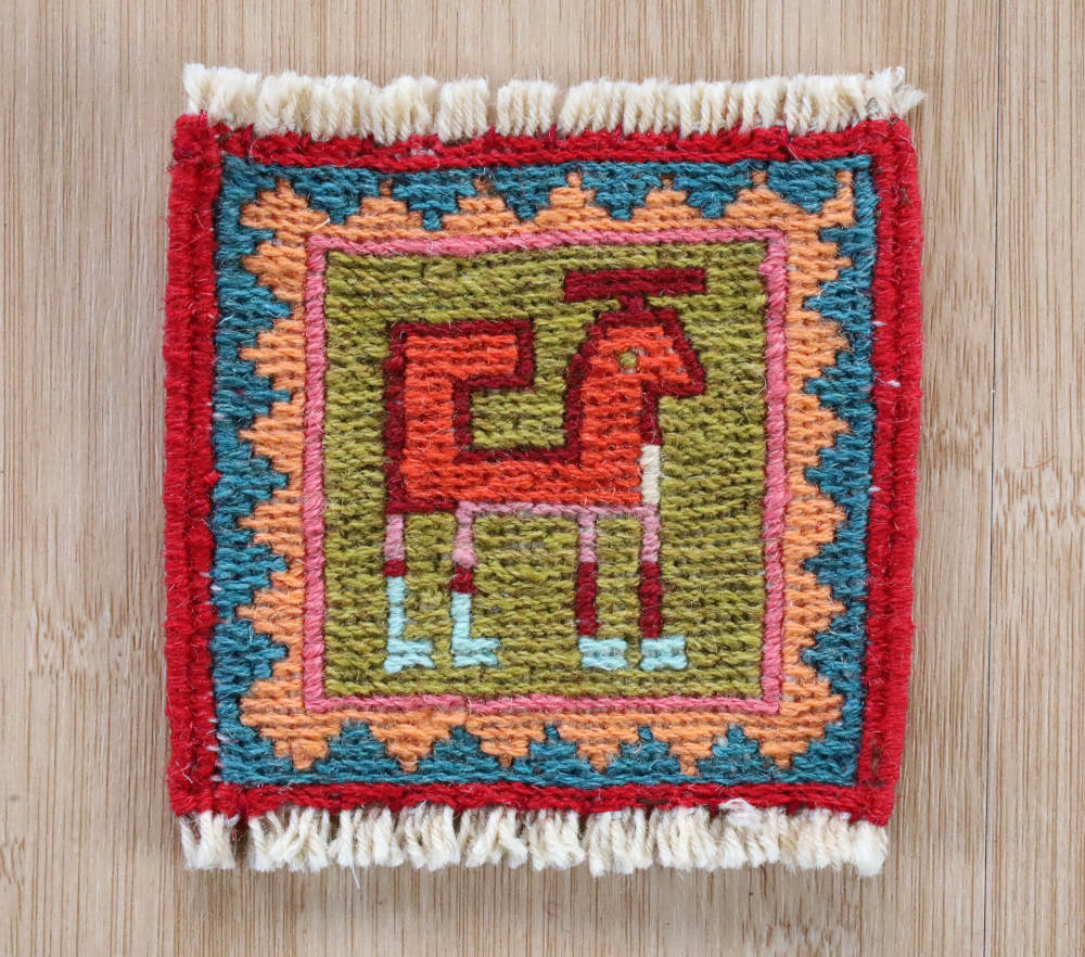  ミニキリム　ダシュテモガン産　km0002