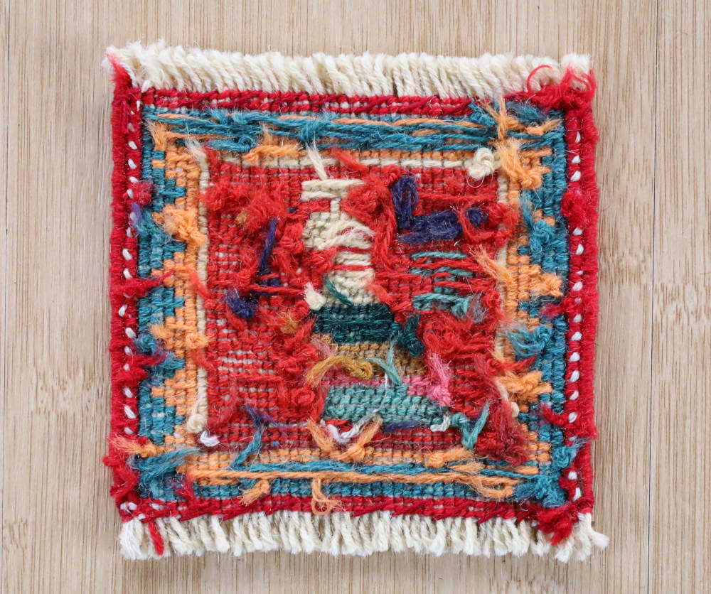  ミニキリム　ダシュテモガン産　km0003