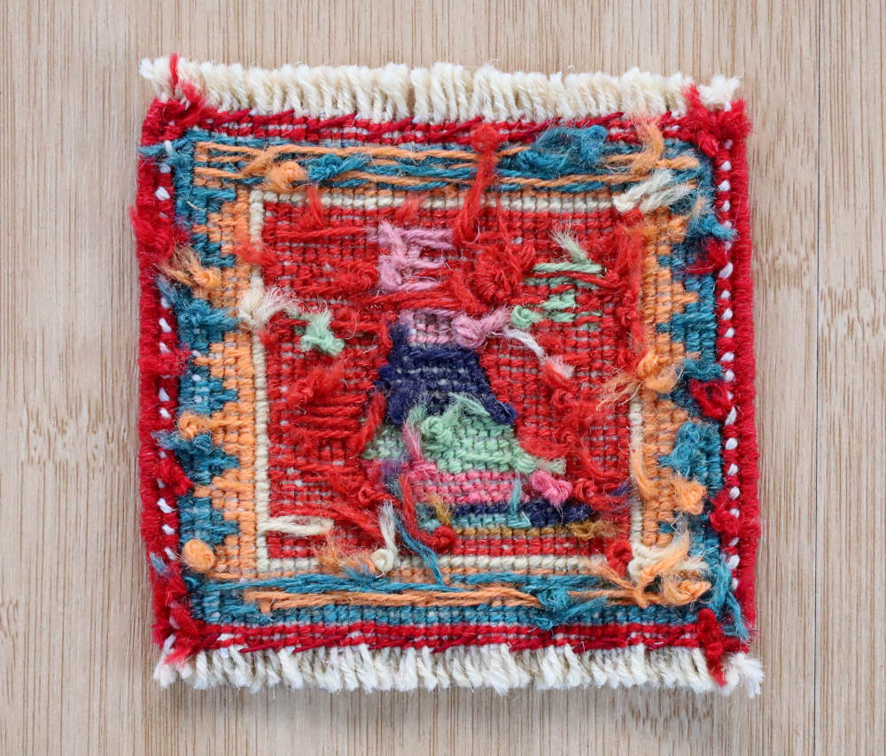  ミニキリム　ダシュテモガン産　km0004