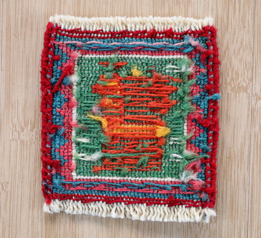  ミニキリム　ダシュテモガン産　km0005