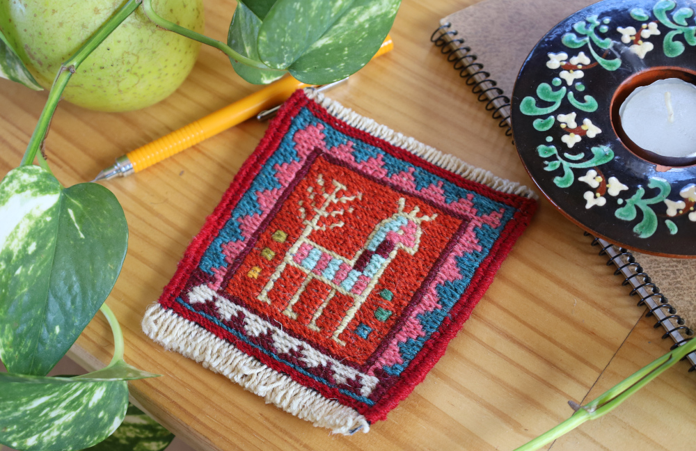  ミニキリム　ダシュテモガン産　km0006