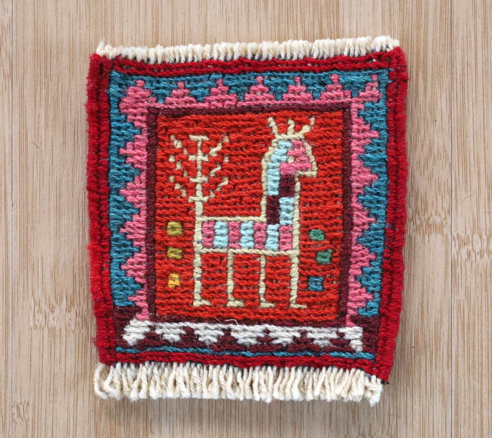  ミニキリム　ダシュテモガン産　km0006