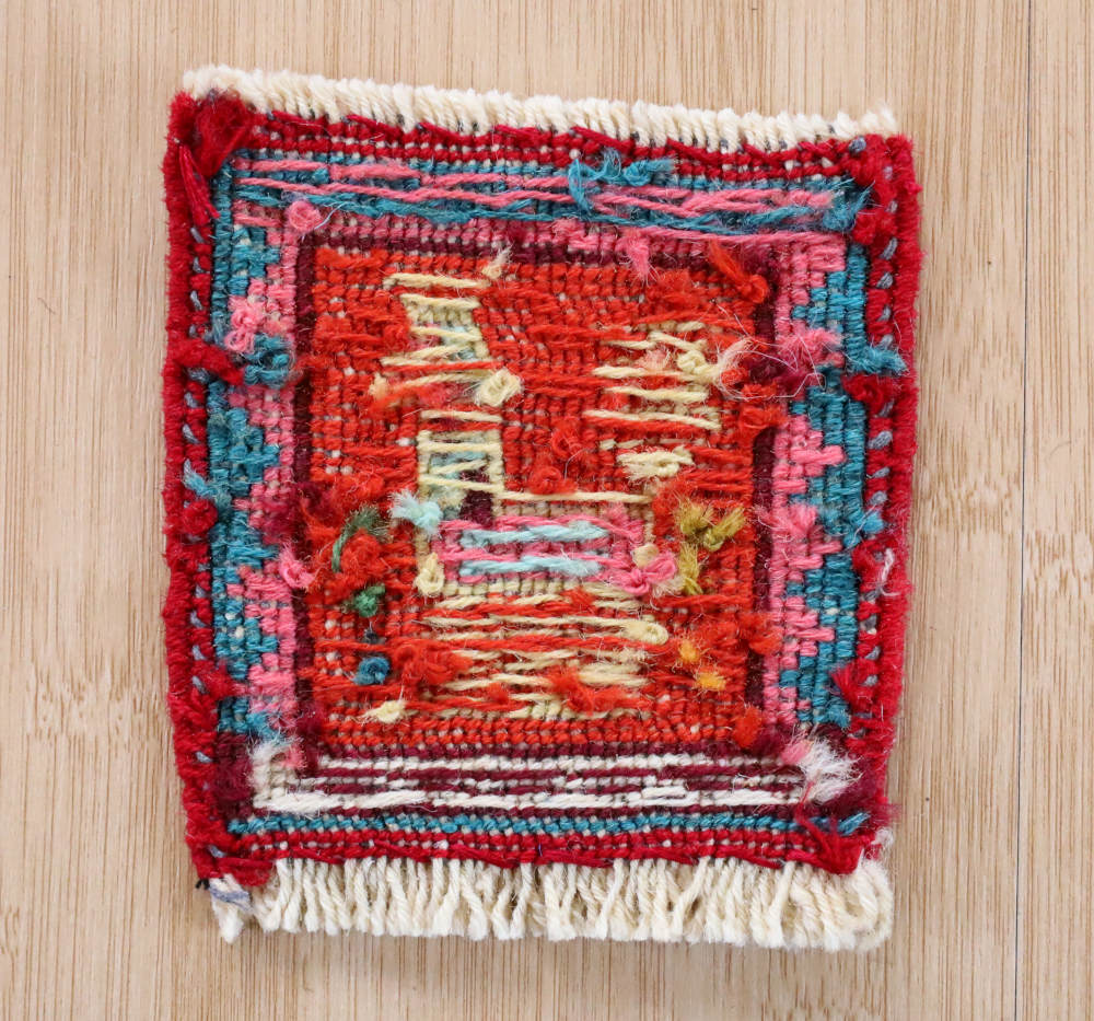  ミニキリム　ダシュテモガン産　km0006