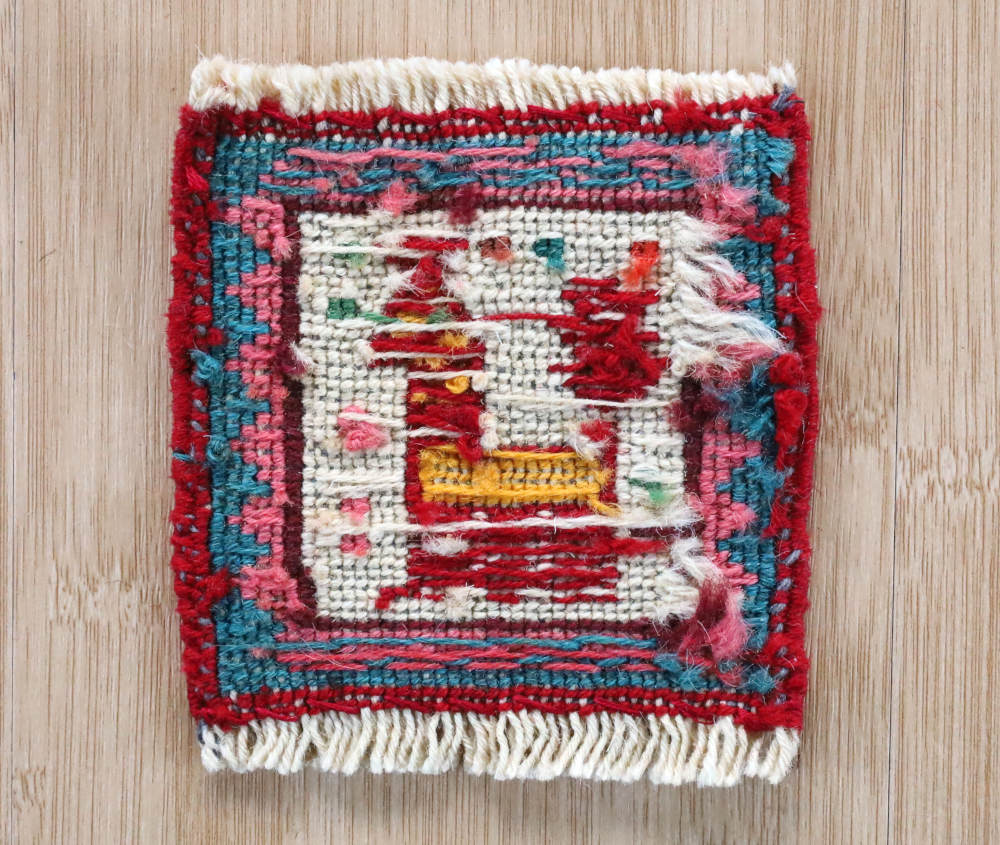  ミニキリム　ダシュテモガン産　km0007