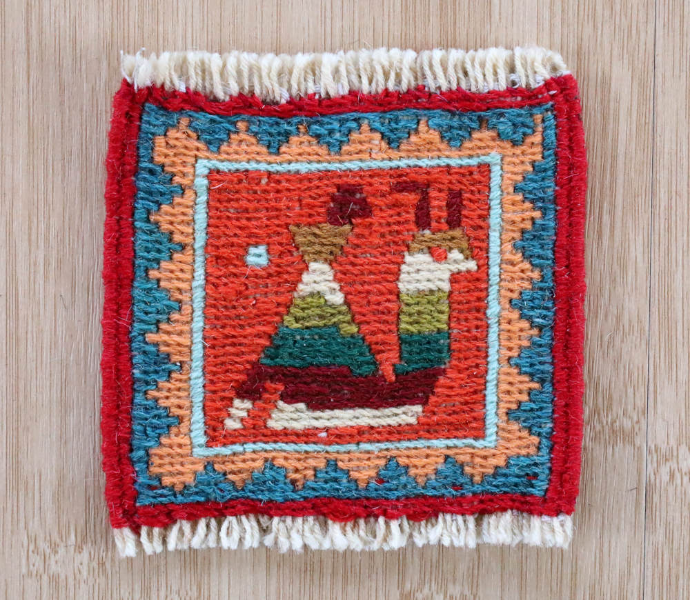  ミニキリム　ダシュテモガン産　km0009