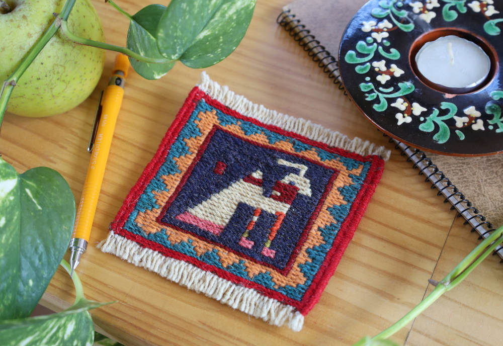  ミニキリム　ダシュテモガン産　km0010