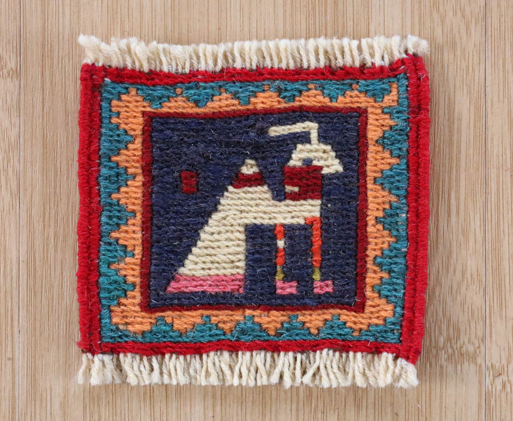  ミニキリム　ダシュテモガン産　km0010