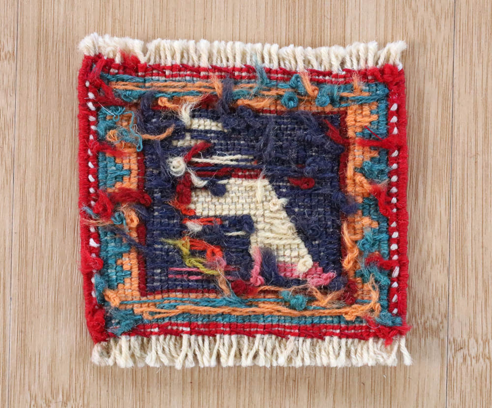  ミニキリム　ダシュテモガン産　km0010