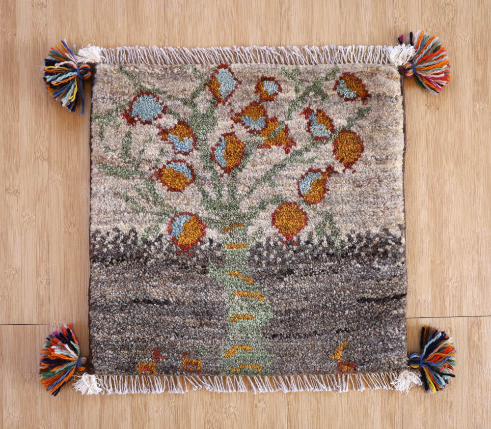 ギャッベ座布団cz21668の全体像