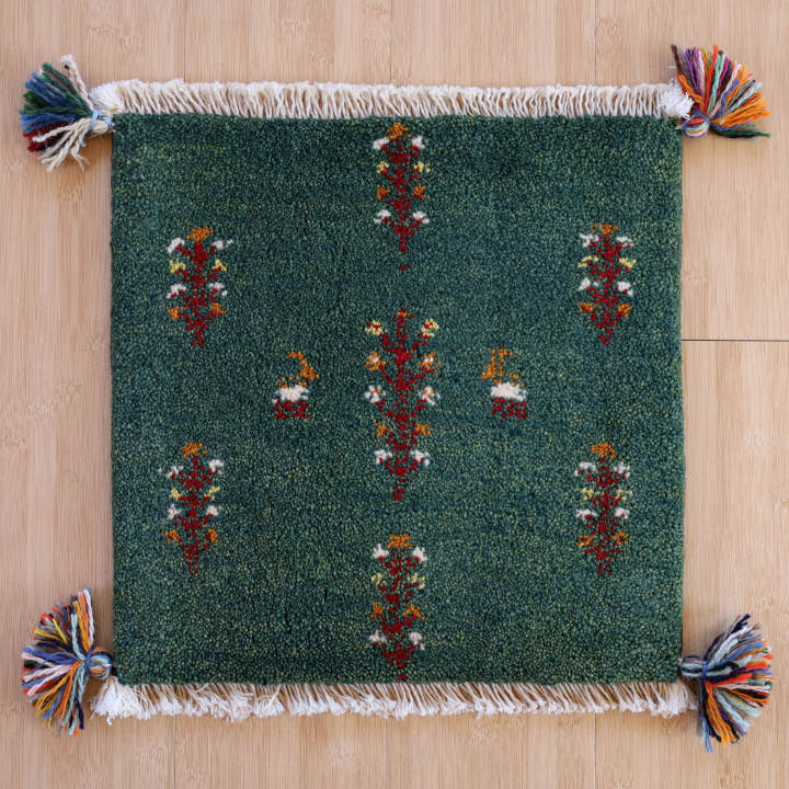 ギャッベ座布団 イラン・シーラーズ産　40×40cm