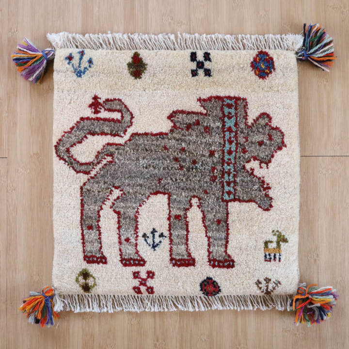 ギャッベ座布団 イラン・シーラーズ産　40×40cm