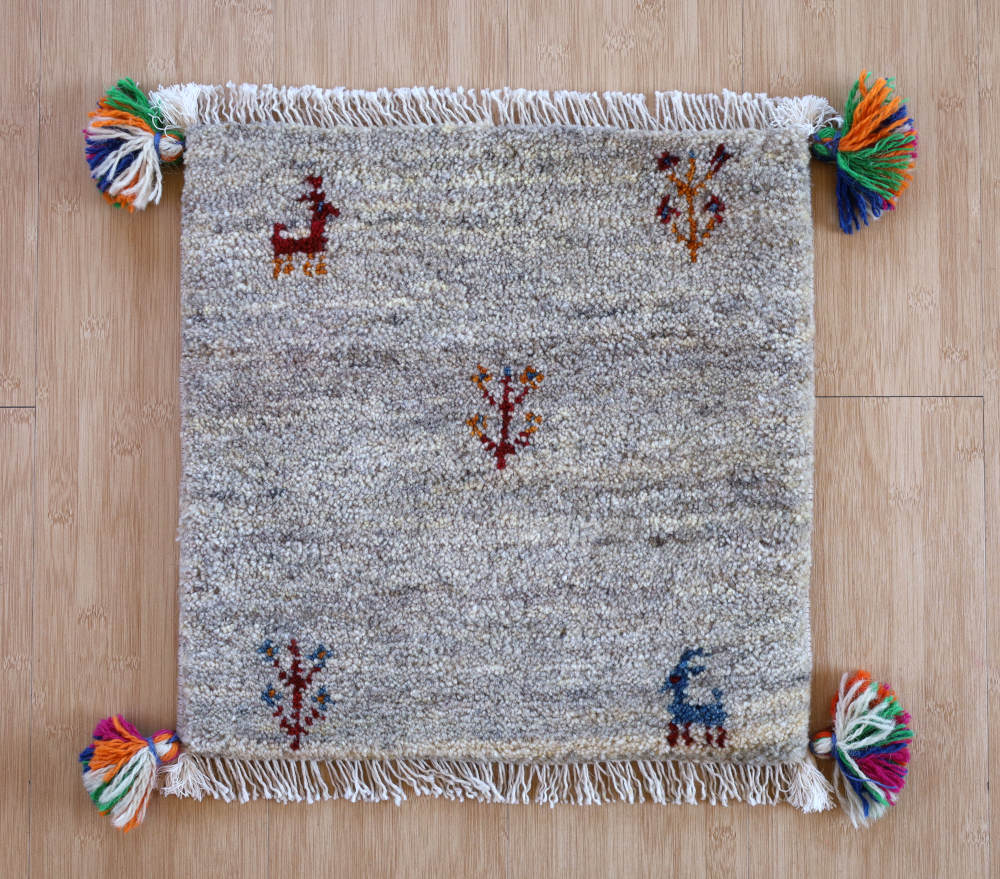 ギャッベ座布団cz21673の全体像