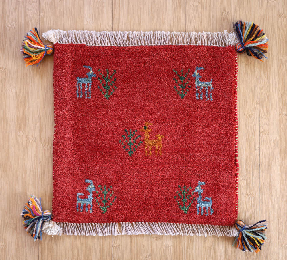 ギャッベ座布団cz21686の全体像