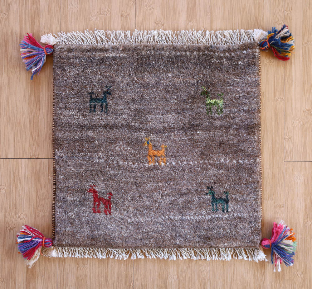 ギャッベ座布団cz21687の全体像