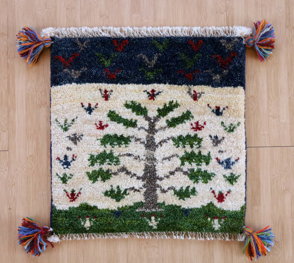 ギャッベ座布団cz21702の全体像