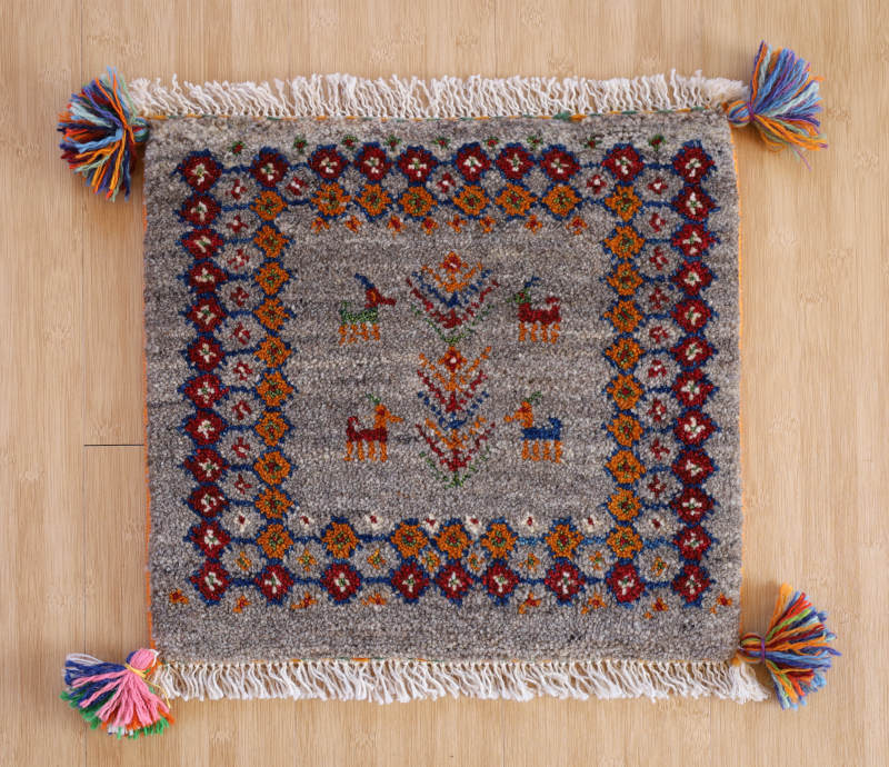 ギャッベ座布団cz21707の全体像