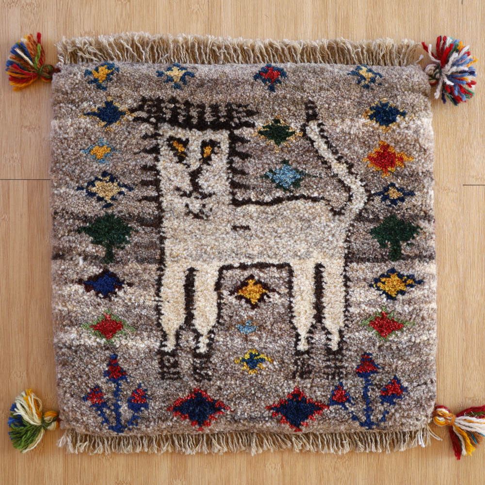 ギャッベ座布団　40×40cm